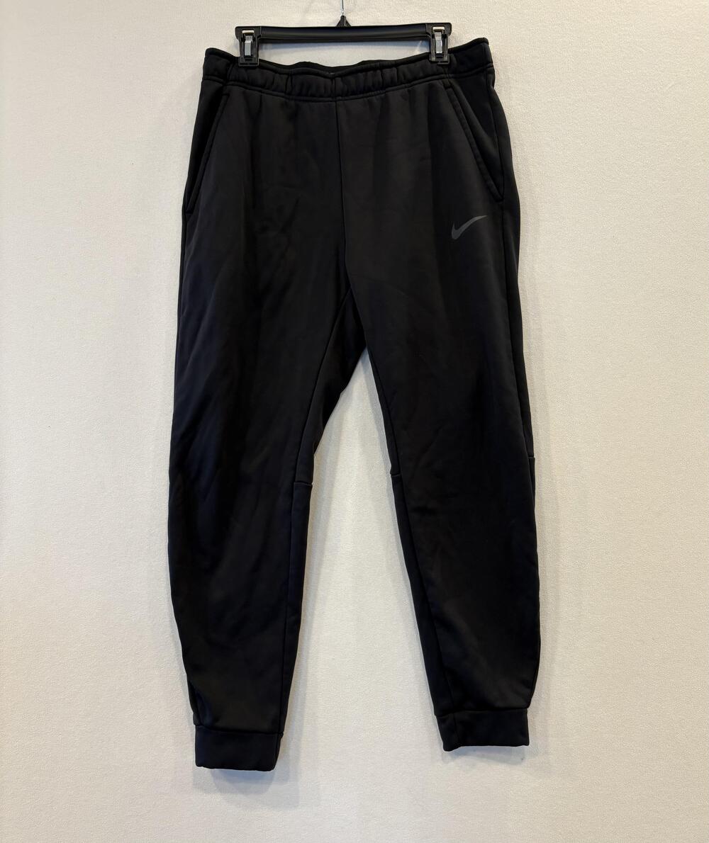 Nike Therma-FIT Pants Mens Large Black Fleece Lined Joggers Sweatpants